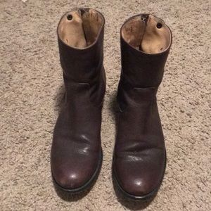 Frye Brown Short Boot